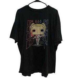 Harley Quinn Suicide Squad T Shirt Mens 2XL Black‎ Funko Pop DC Comics